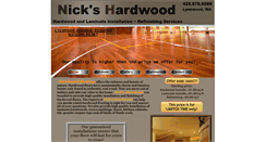 Desktop Screenshot of nickshardwood.com